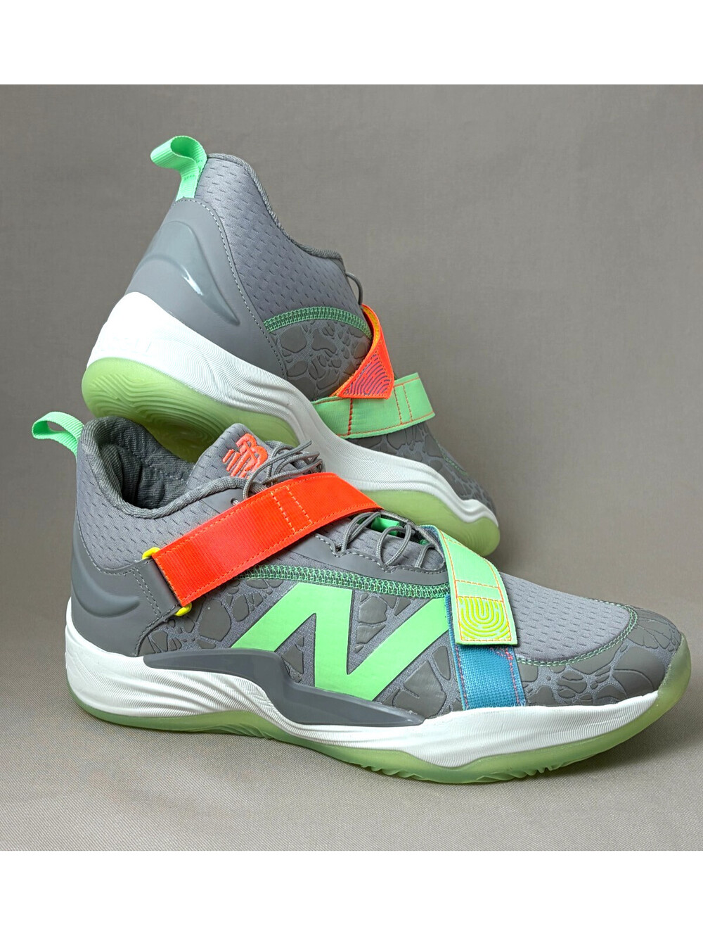 New Balance Lindor 2 Turf Shoes Mens 11 2E Wide Grey FuelCell Baseball TLINDLS2